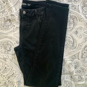 Old Navy Skinny Black Low Rise Jeans Long Tall